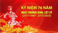 Ngày Thương binh, Liệt sĩ (27-7) và những giá trị lịch sử nối tiếp  của Dân tộc Việt Nam