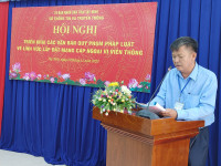 Sở Thông tin và Truyền thông Tây Ninh tổ chức Hội nghị triển khai các văn bản quy phạm pháp luật về lĩnh vực lắp đặt mạng cáp ngoại vi viễn thông