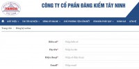 Công ty cổ phần Đăng kiểm Tây Ninh: Triển khai đăng ký trực tuyến thời gian đến đăng kiểm phương tiện ô tô