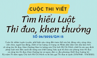 CUỘC THI TÌM HIỂU LUẬT THI ĐUA KHEN THƯỞNG 3