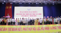 Đại hội đại biểu các dân tộc thiểu số tỉnh lần thứ III. Ảnh: Báo Tây Ninh
