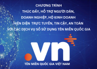 Chương trình hiện diện trực tuyến với tên miền quốc gia .vn