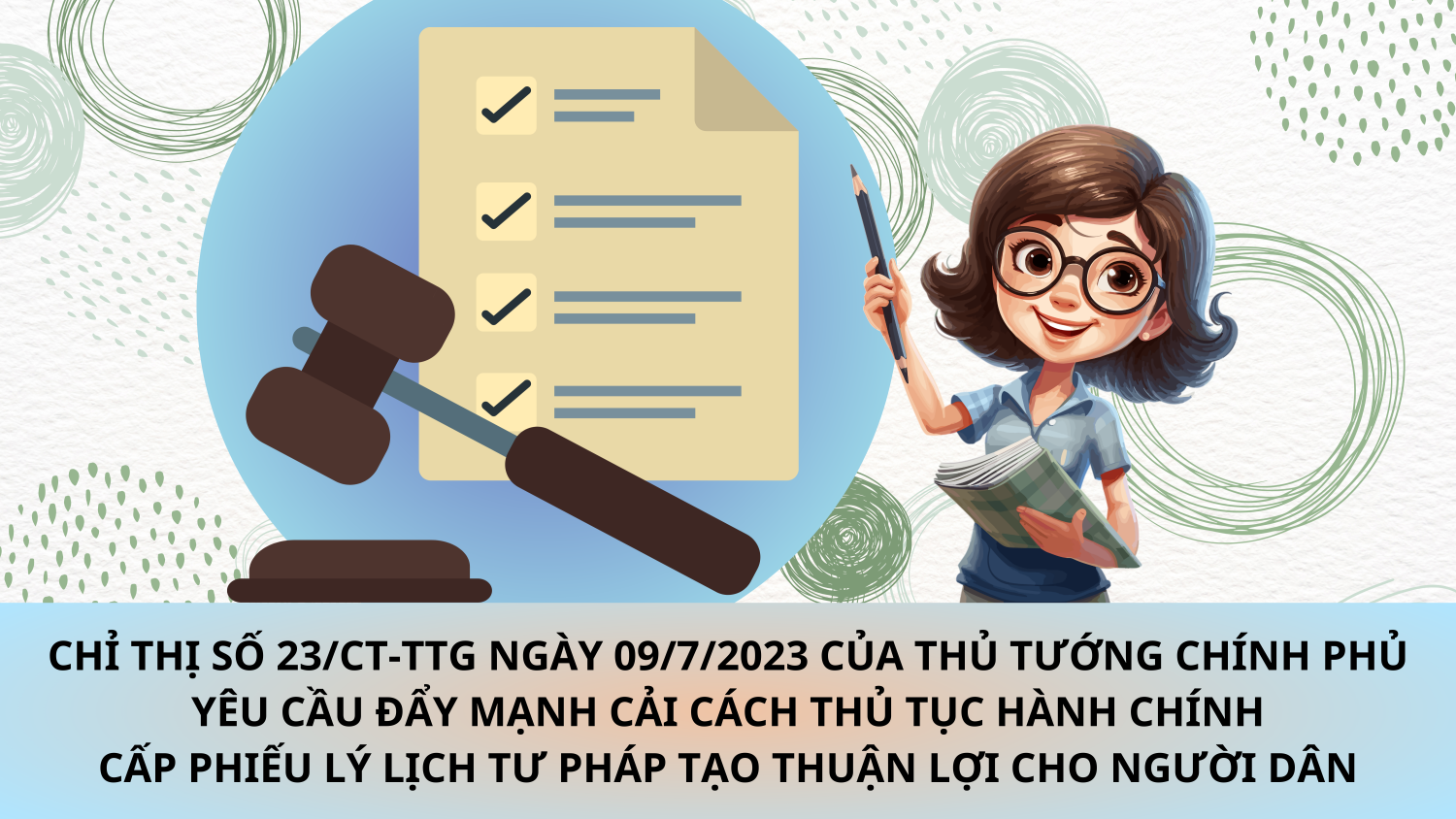 Tây Ninh: Triển khai thực hiện Chỉ thị số 23/CT-TTg ngày 09/7/2023 về việc đẩy mạnh cải cách thủ tục hành chính cấp Phiếu lý lịch tư pháp