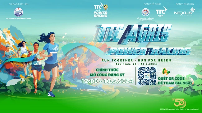 Chinh phục giải chạy TTC AgriS - Power Racing 2024